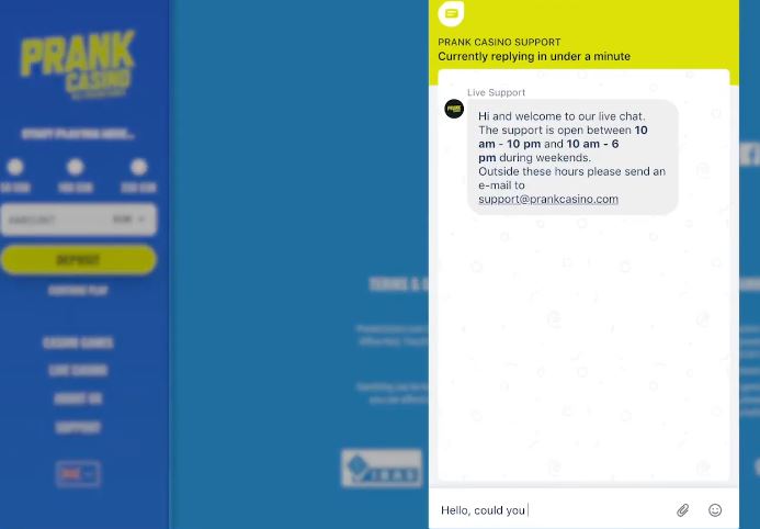 Kontakta kundsupport via livechatt varje dag online