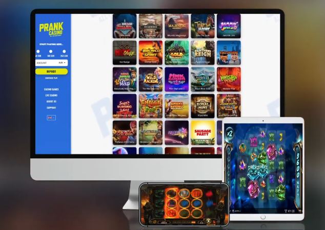 Använd Prank Casino på mobil eller surfplatta enkelt