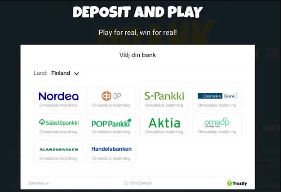 Gör snabba bankinsättningar via Trustly